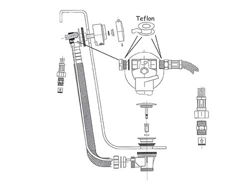 IS-Ab-und-Ueberauf-mit-Zulauf-Chrom-T6492AA gallery number 1